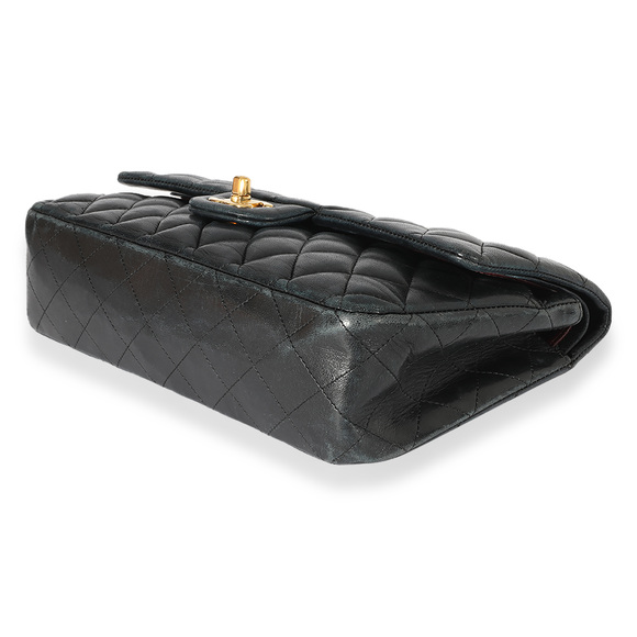 Black Chanel Quilted Lambskin Medium Classic Double Flap Bag - Picture 7 of 7